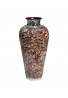 DecorShore 22" Iron Base Vase with Glass Mosaic Tiles Overlay- Multi Beach