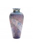 DecorShore 22" Iron Base Vase with Glass Mosaic Tiles Overlay- Multi Purple Pink